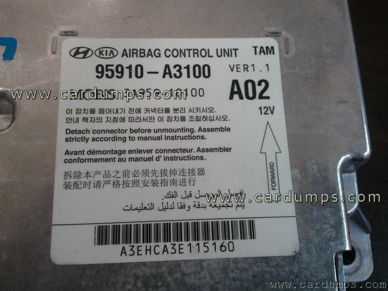 Kia RAY airbag 95128 95910-A3100 Mobis 3A959-10100