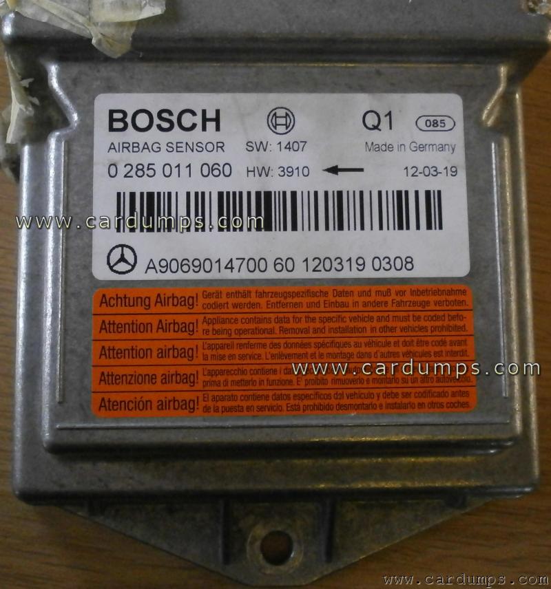 Mercedes W906 airbag 95320 A906 901 47 00 Bosch 0 285 011 060