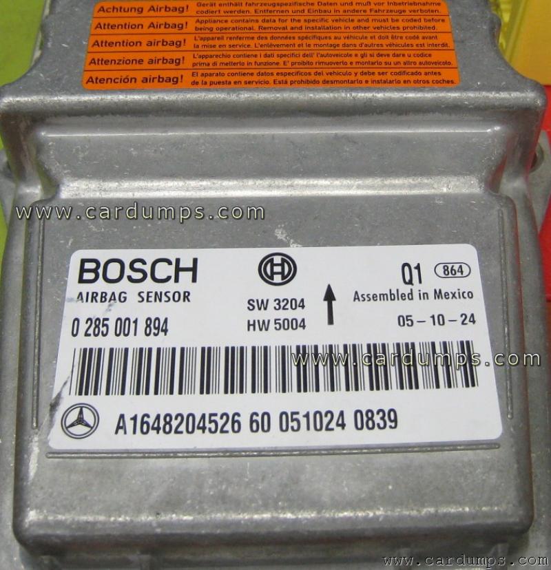 Mercedes W164 airbag 95640 A164 820 45 26 Bosch 0 285 001 894