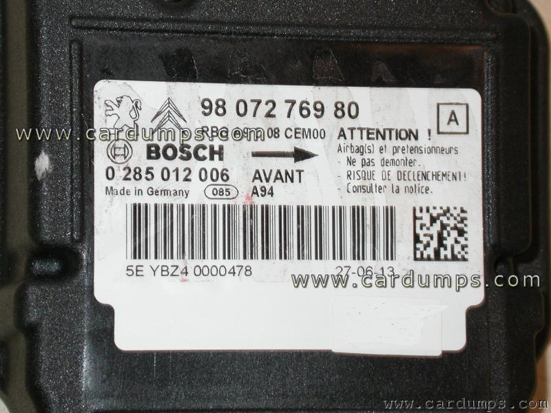 Peugeot 2008 airbag 95320 98 072 769 80 Bosch 0 285 012 006