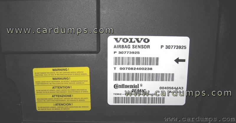 Volvo S80 2007 airbag 9s12XDT256 P30773925  Temic