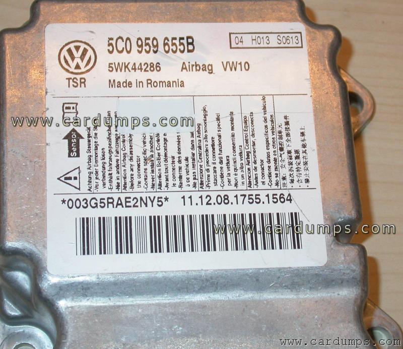 Volkswagen Golf VI airbag 95640 5C0 959 655 B  5WK44286