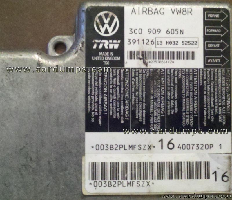 Volkswagen Passat airbag 95640 3C0 909 605 N TRW