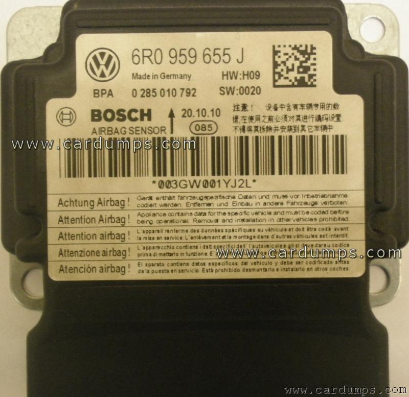 Volkswagen Polo airbag 95320 6R0 959 655 J Bosch 0 285 010 792