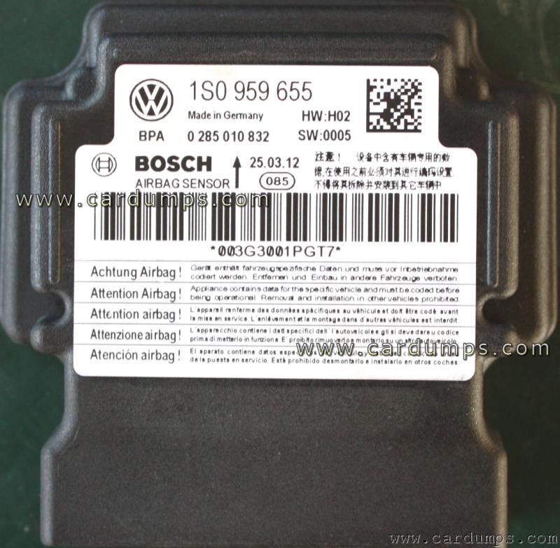 Volkswagen UP airbag 25320 1S0 959 655 Bosch 0 285 010 832