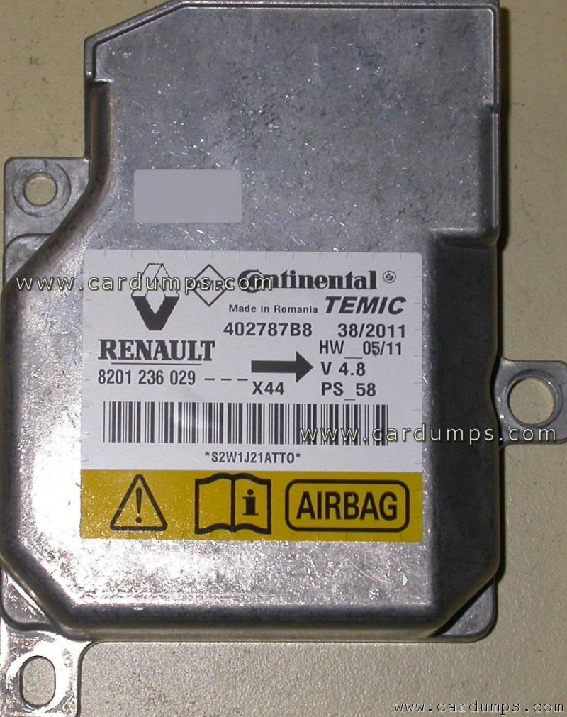 Renault Twingo airbag 95160 8201 236 029 Temic 402787B8