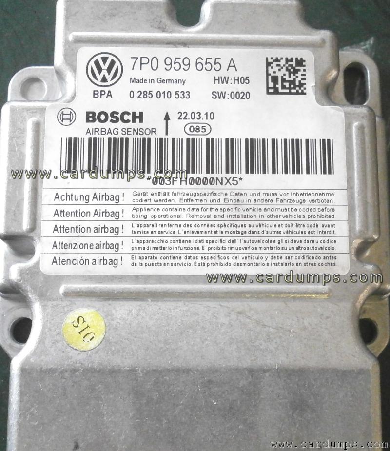 Volkswagen Touareg airbag 95640 7P0 959 655 A Bosch 0 285 010 533