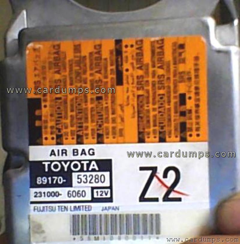 Lexus IS F airbag 93c66 89170-53280 Fujitsu Ten 231000-6060