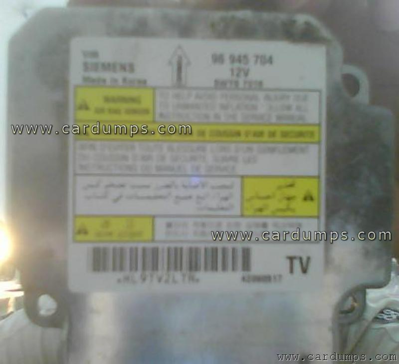 Chevrolet Epica airbag 95160 96 945 704 Siemens 5WY67016