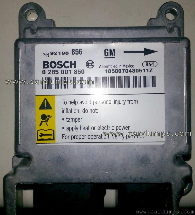 Chevrolet Lumina airbag 95160 92198856 Bosch 0 285 001 850