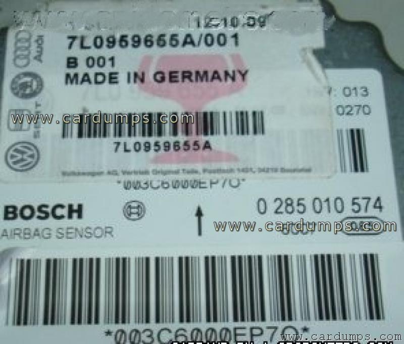 Porsche Cayenne 2009 airbag 95640 7L0 959 655 A Bosch 0 285 010 574