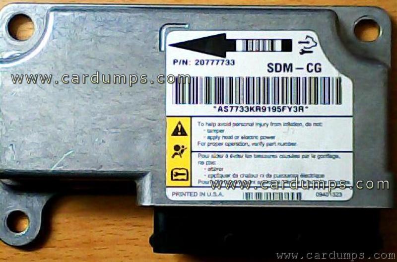 Chevrolet Silverado 2009 airbag 95160 20777733