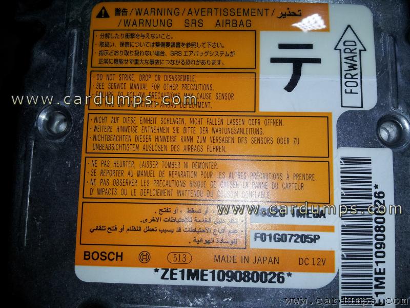 Infiniti M56 airbag 95640 98820 1ME0A Bosch F01G07205P