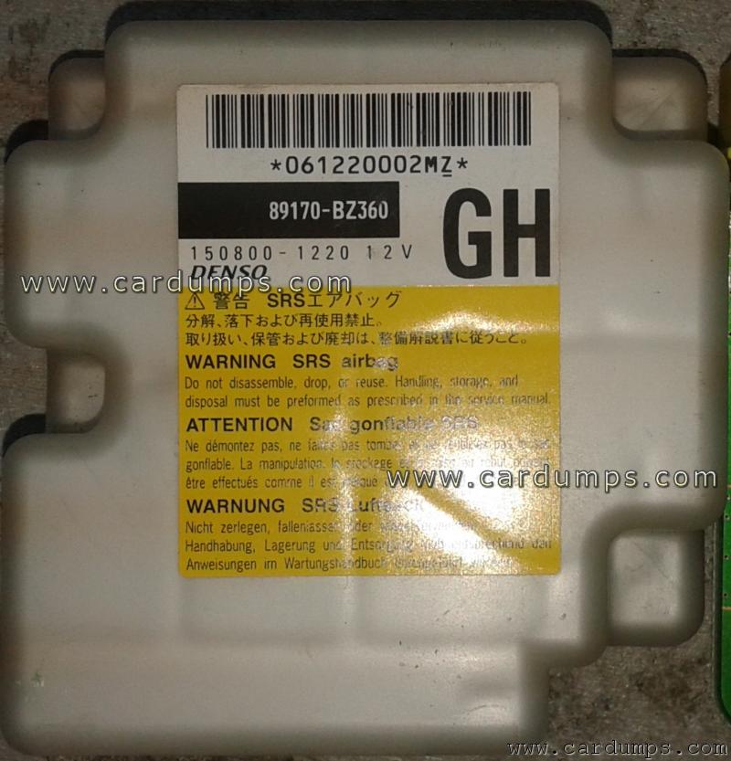 Toyota Avanza airbag 93c56 89170-BZ360 Denso 150800-1220