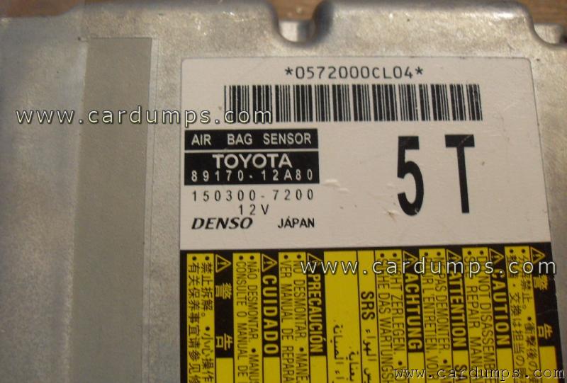 Toyota Corolla airbag 93c66 89170-12A80 Denso 150300-7200