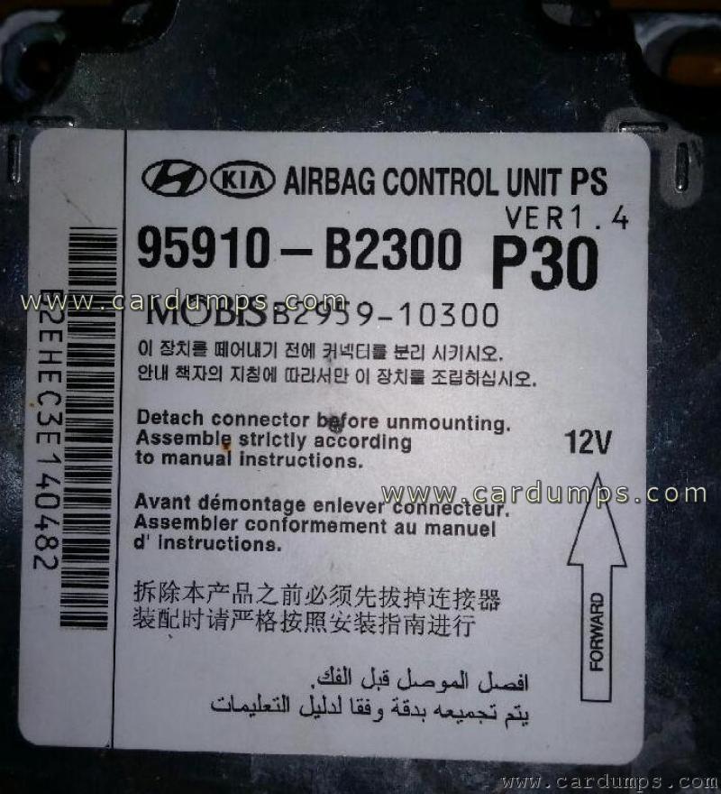 Kia Soul airbag 95256 95910-B2300 Mobis B2959-10300