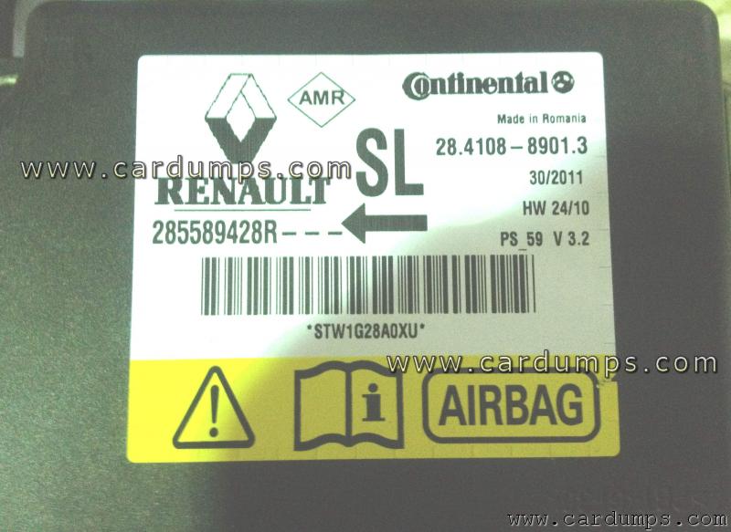 Renault Safrane 2013 airbag 95640 285589428R Continental