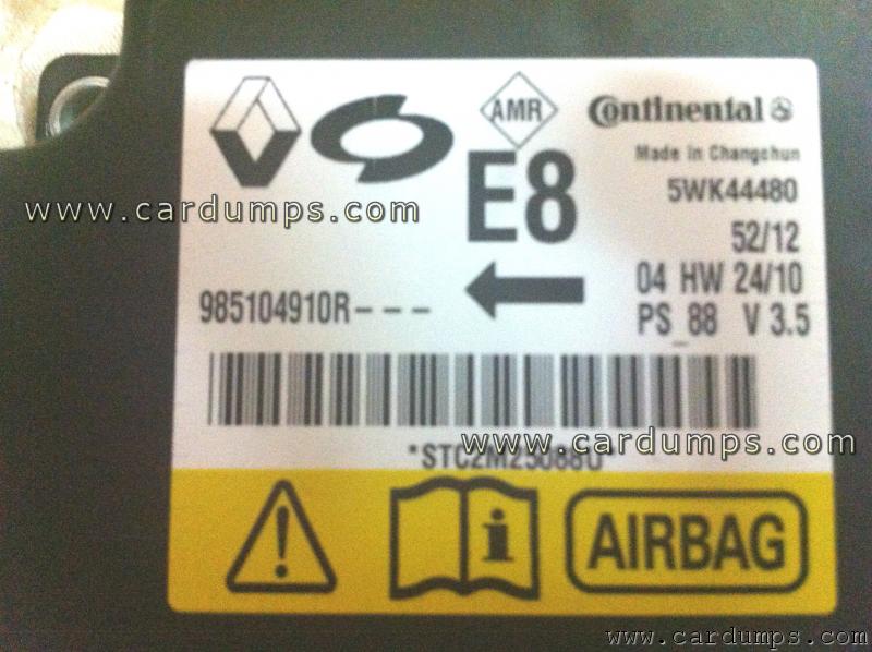 Renault Safrane airbag 95640 985104910R Continental 5WK44480