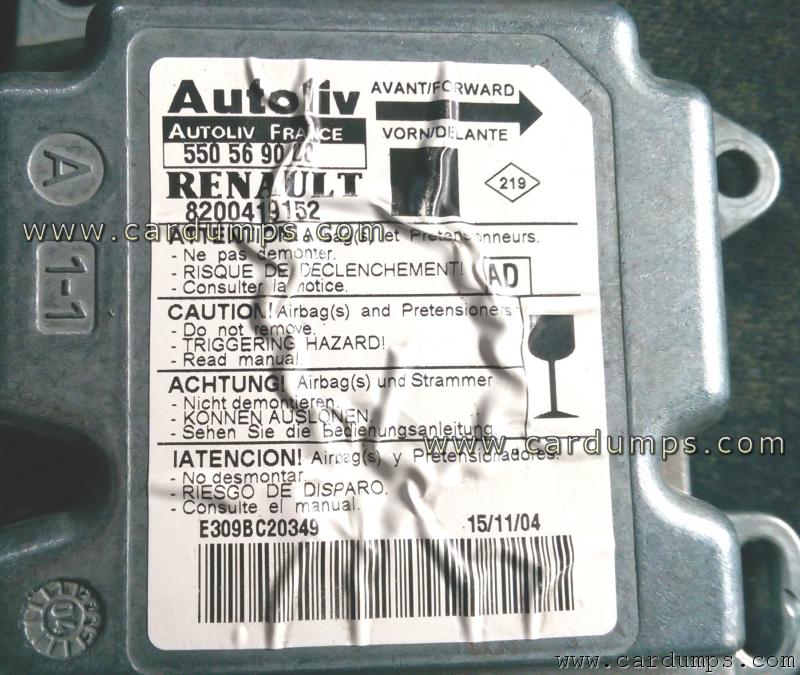 Renault Scenic airbag 93c66 8200 419 152 Autoliv 550 56 90 00