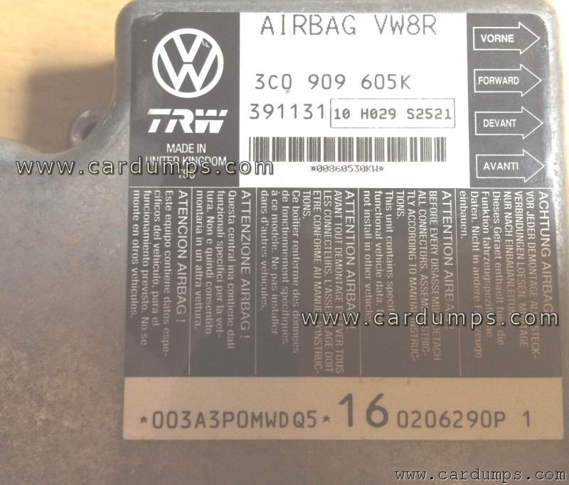 Seat Leon 2006 airbag 95640 3C0 909 605 K TRW 391131