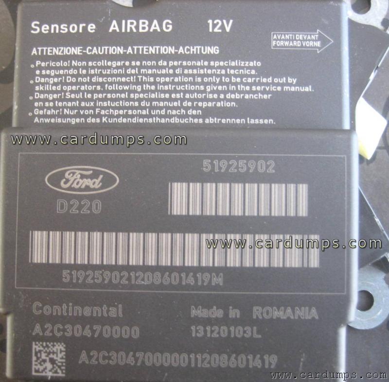 Ford KA airbag 95320 51925902 Continental