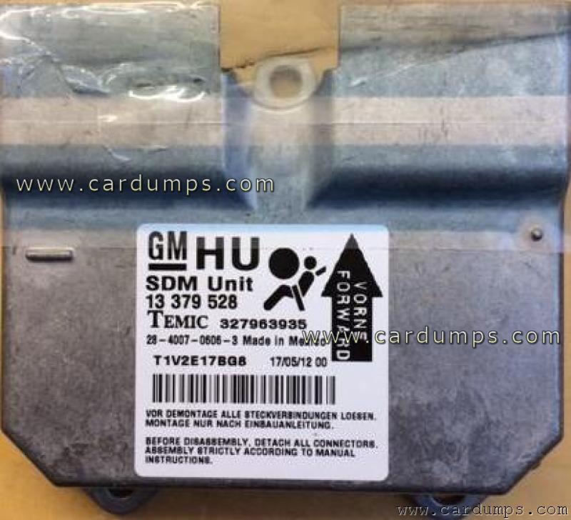 Opel Corsa airbag 95160 13 379 528 Temic 327963935