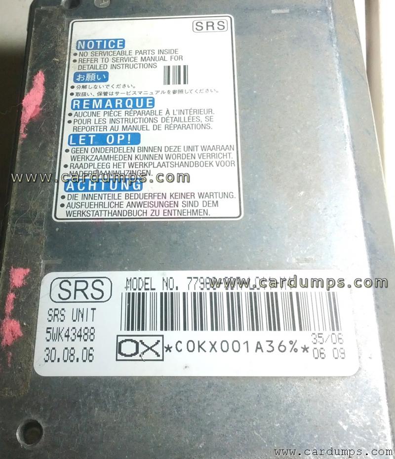 Honda Accord airbag 95320 77960-SDR-L011-M4  5WK43488