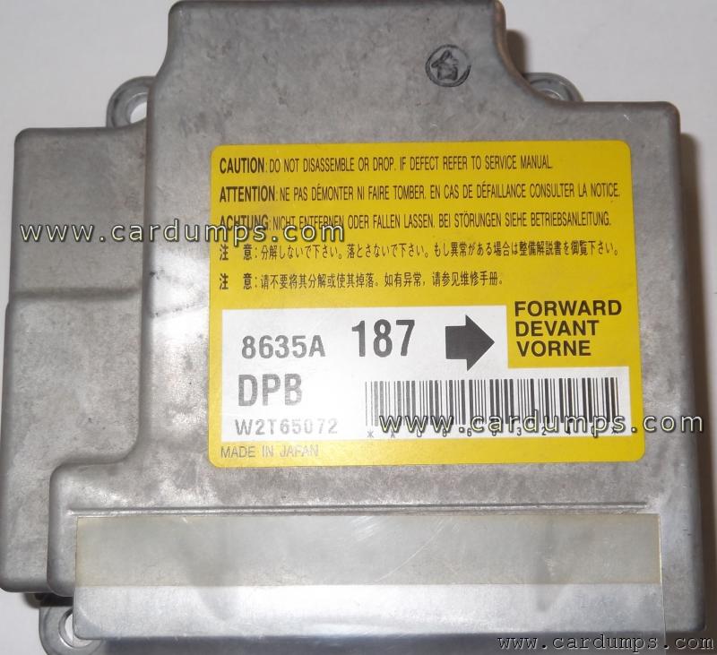 Mitsubishi Galant 2010 airbag 95320 8635A187 DPB W2T65072