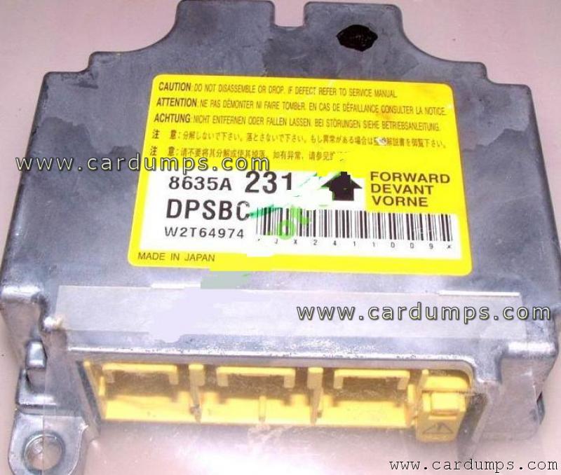 Mitsubishi L 200 2010 airbag 93c76 8635A231 DPSBC W2T64974