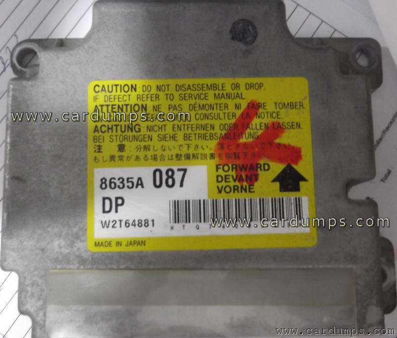 Mitsubishi Pajero 2010 airbag 95160 8635A087 DP W2T64881