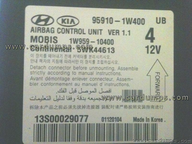 Kia Rio airbag 95128 95910-1W400 Mobis 1W959-10400