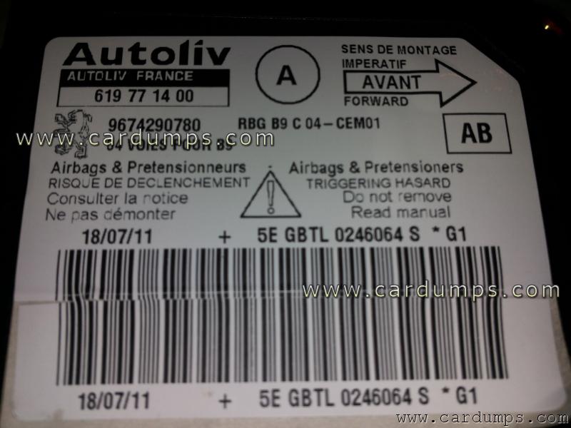 Citroen Berlingo 2011 airbag ST95320 96 742 907 80 Autoliv 619 77 14 00