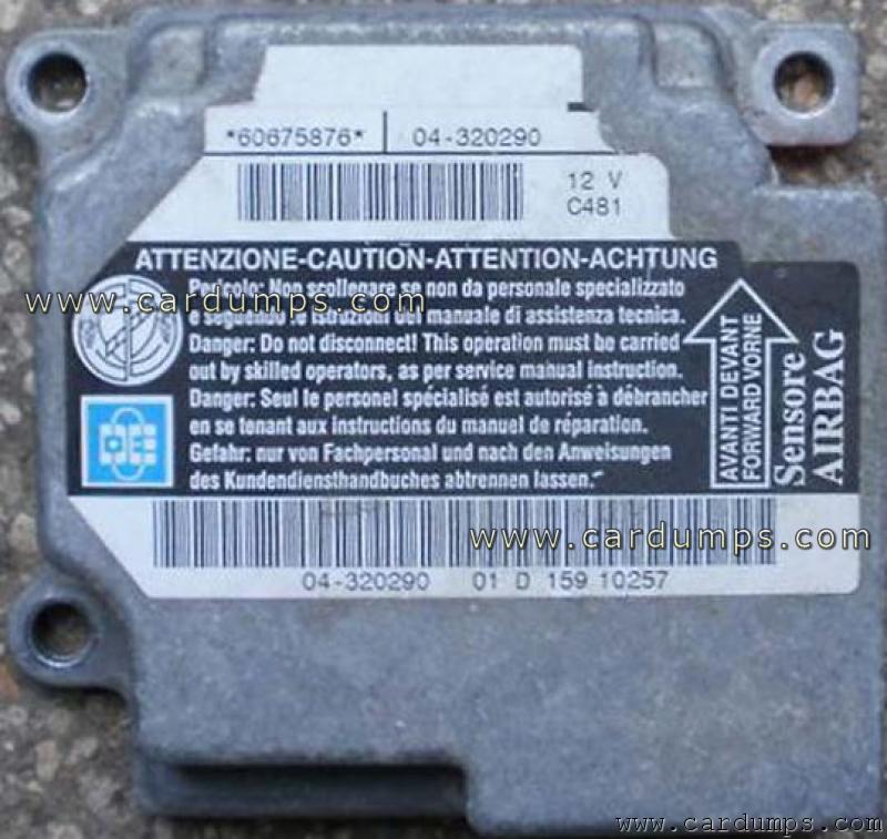 Alfa Romeo 156 airbag MC68HC908AS32 60675876 ALLIED SIGNAL