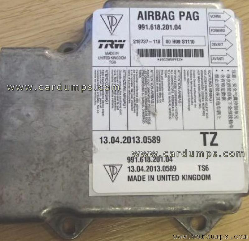 Porsche 911 airbag 95640 991.618.201.04 TRW 218737-118