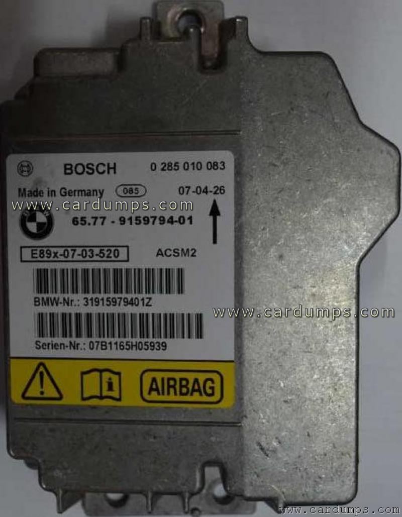 BMW E93 airbag 95128 65.77 9159794-01 Bosch 0 285 010 083