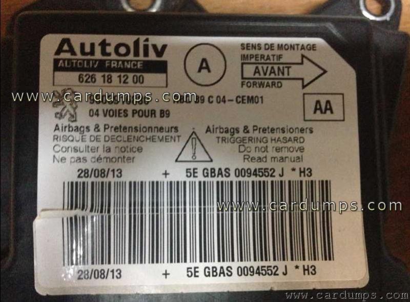 Citroen Berlingo airbag 95320 98 039 168 80 Autoliv 626 18 12 00