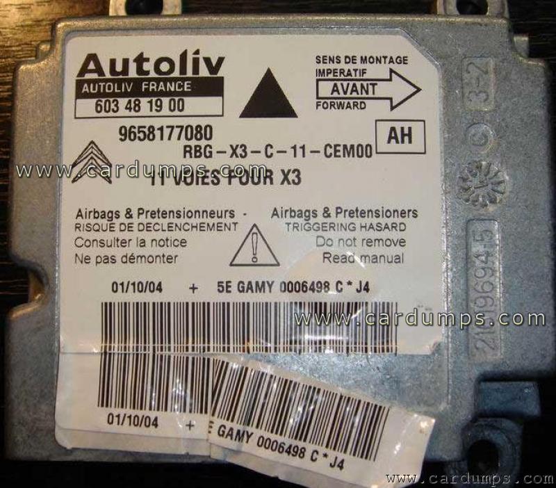 Citroen C5 airbag 95320 96 581 770 80 Autoliv 603 48 19 00