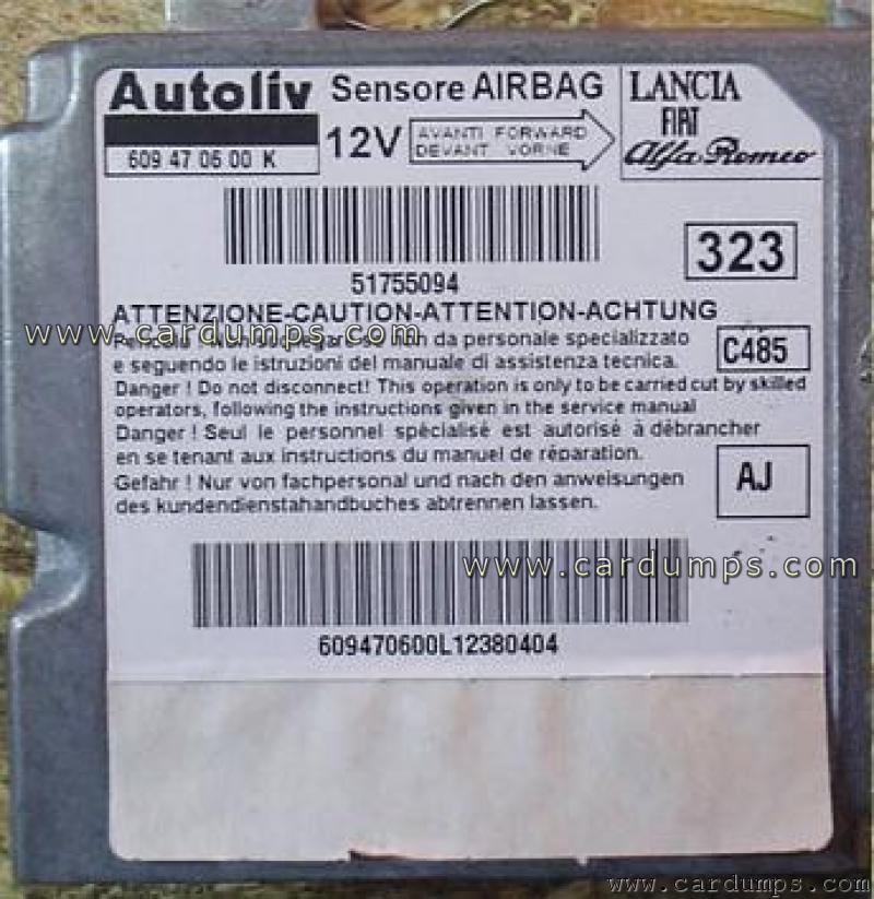 Fiat Linea airbag 95320 51755094 Autoliv 609 47 06 00 K