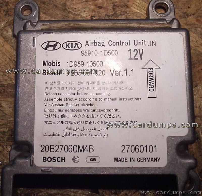 Kia Carens airbag 95320 95910-1D500 Mobis 1D959-10500