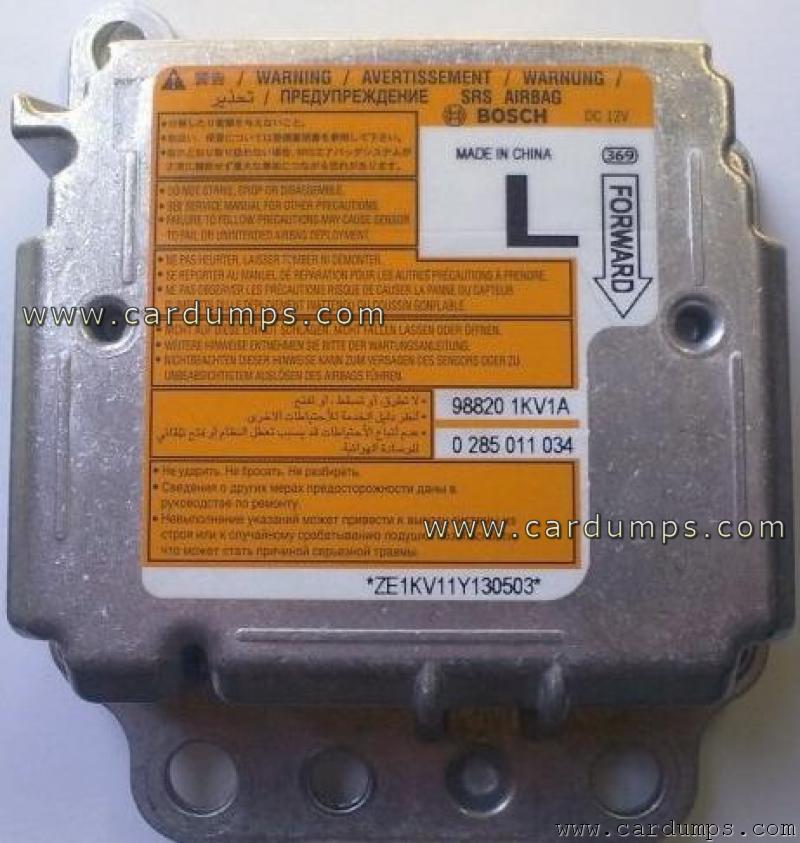 Nissan Juke airbag 95640 98820 1KV1A Bosch 0 285 011 034