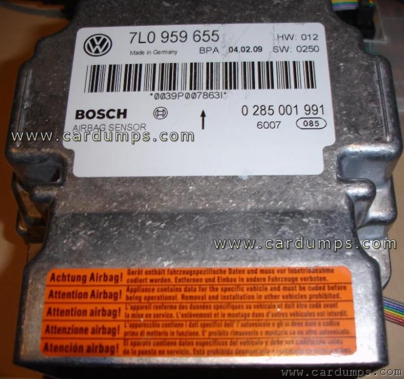 Volkswagen Touareg airbag 95640 7L0 959 655 Bosch 0 285 001 991