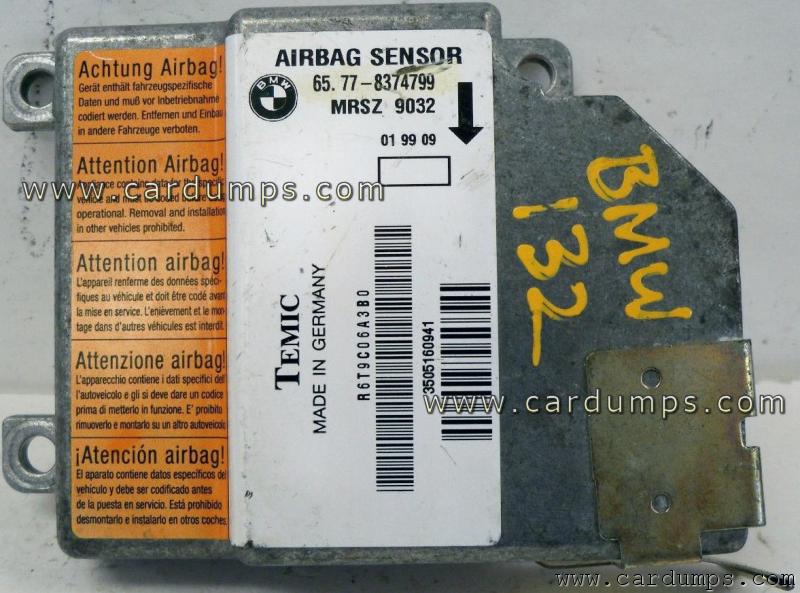 BMW E39 airbag 68HC11KS4 65.77 8374799 Temic