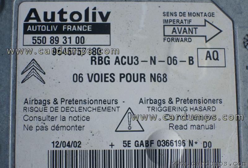 Citroen Xsara airbag 95080 96 467 571 80 Autoliv 550 89 31 00