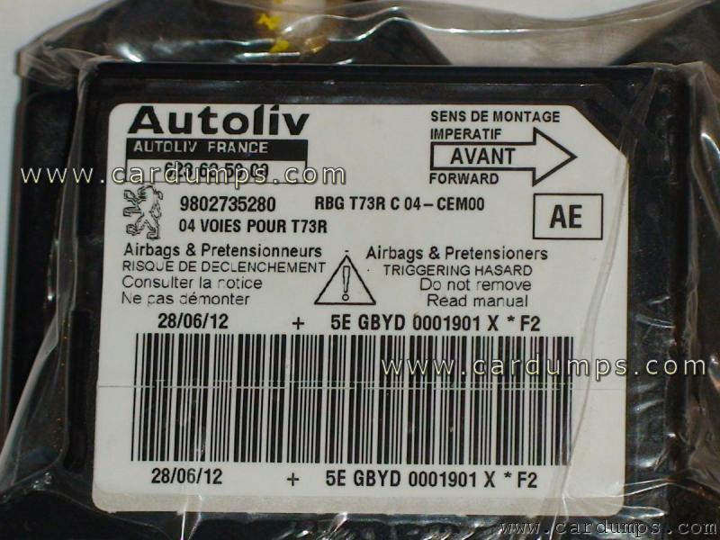 Peugeot 308 airbag 95320 98 027 352 80 Autoliv 623 63 50 00