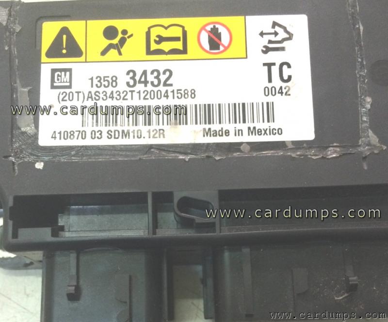 Buick Regal 2012 airbag 9S12XDT384VA1 13583432