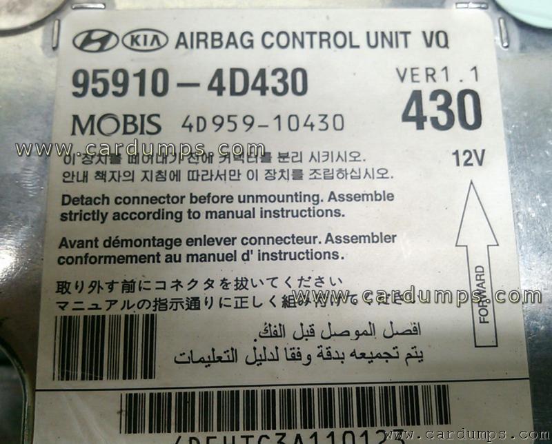 Kia Carnival airbag 95640 95910-4D430 Mobis 4D959-10430