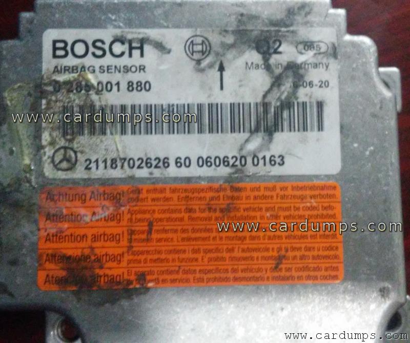 Mercedes W211 airbag CR16 211 870 26 26 Bosch 0 285 001 880