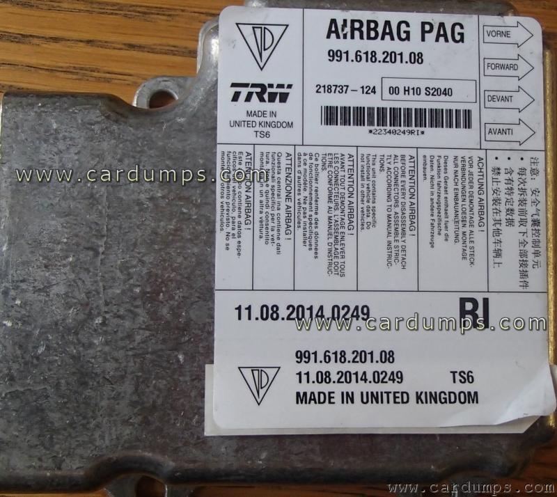 Porsche Boxster airbag 95640 991.618.201.08 TRW 218737-124