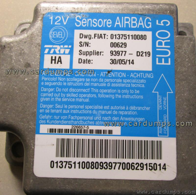 Fiat Ducato airbag 95640 TRW - 01375110080