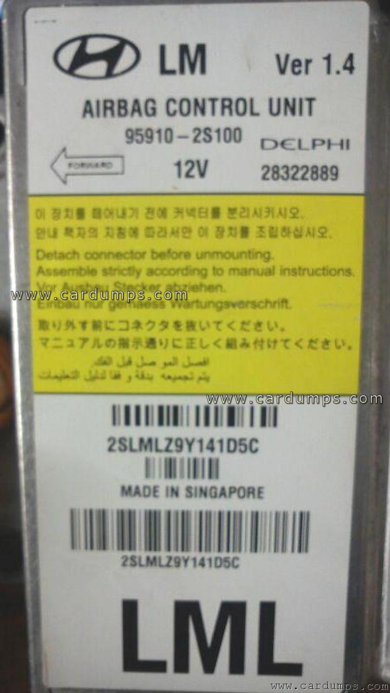 Hyundai IX35 airbag 25320 95910-2S100 Delphi 28322889